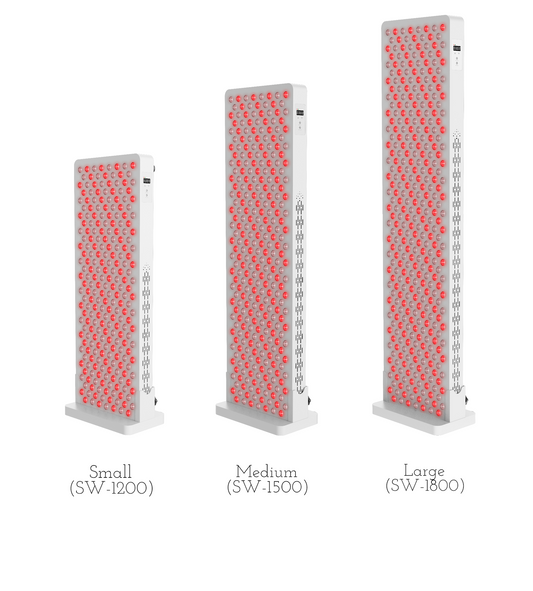 Serenza Wellness Pro Series Red Light Therapy Panels 3 Sizes (SWP-1200, SWP-1500, SWP-1800)